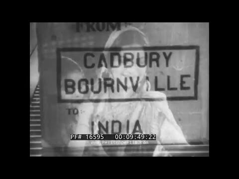 1930s CADBURY CHOCOLATE FACTORY AT BOURNVILLE  UNITED KINGDOM  BOURNVITA MALT DRINK FILM  16595