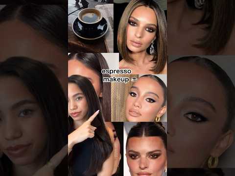 Espresso makeup ☕️ #makeup #makeuptutorial #easymakeup #lorealparis #nars #yslbeauty