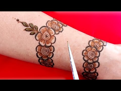 makar sankranti 2025 special gol tikki mehndi designs |easy flower mehandi designs |mehendi |mehandi