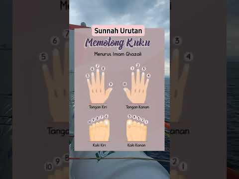 Urutan Sunnah Memotong Kuku #shorts #quran #hijrah