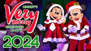 Mickey's Very Merry Christmas Party 2024 at Walt Disney World - Parade, Shows & Fireworks [4K]