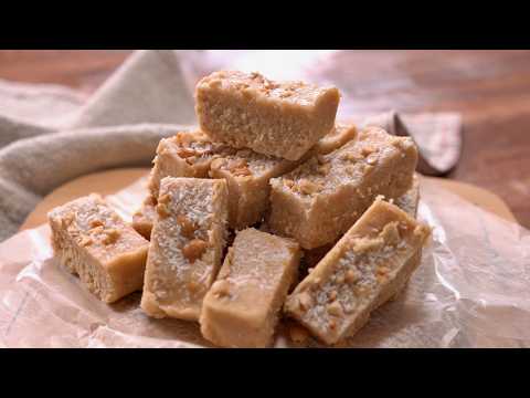 不會升糖的「花生軟酥糖」‼️還免開火、免煮糖，必收藏配方Soft Peanut Candy BUTTER FUDGE | 夢幻廚房在我家 ENG SUB