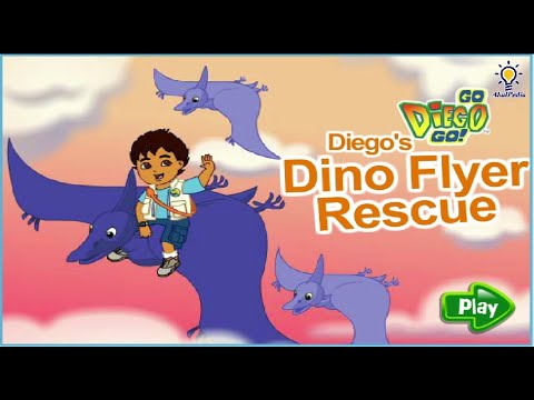 Gameplay Go Diego Go: Diego's Dino Flyer Rescue - Flash Game #Doratheexplorer | Nostalgia Flash Game