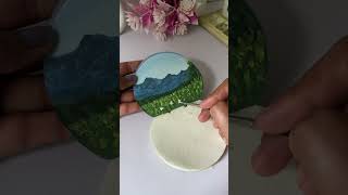 Easy landscape painting #easyartvideo #landscapeart #postercolour #scenerypainting #arttutorial #art