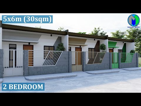 Small House Design 5x6m 30sqm | Apartment | Modern house design