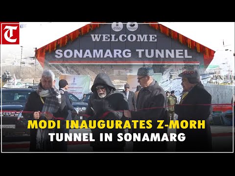 Prime Minister Narendra Modi inaugurates Z-Morh tunnel in J-K's Sonamarg