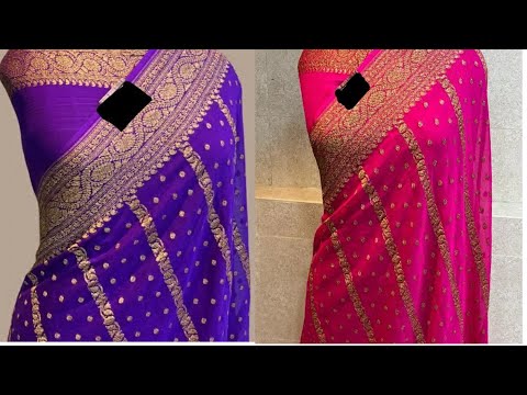 Pure Banars warm silk saree with price #semigeorgettesaree #saree #sareescollection #shortvideo