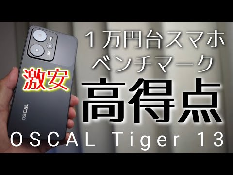 1万円台で5G対応そしてこの点数はすごいぞ【OSCAL TIGER 13】Antutu計測したら...