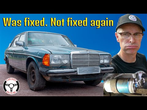 Mercedes W123 broken again. ANOTHER new fuel pump....