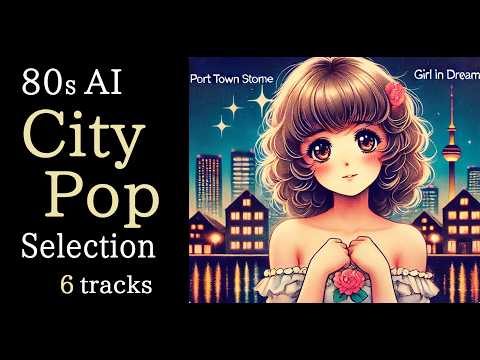 【80年代風】AIシティポップ Playlist｜SunoAI+人による作詞 VS ChatGPT作詞 で作ってみた 80s CityPop Selection【6曲】