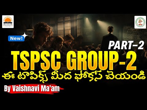 TGPSC Group-2 Rapid Revision | Important Themes - Part-2  | By vaishanavi Madam |