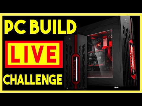 Build A PC LIVE - YOU Tell Us How To Build It CHALLENGE!  DAY 4