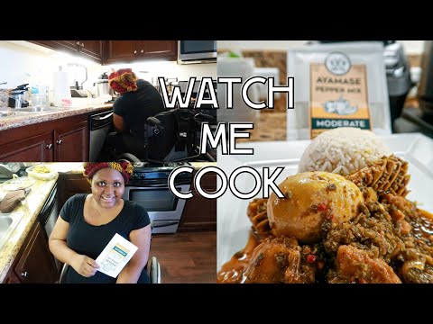 I can't believe how easy this was! Cooking Ayamase Stew with Ayamase Pepper Mix by Simi&Temi