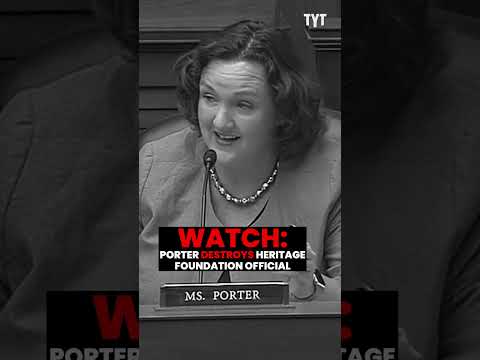 FLASHBACK: Katie Porter SCHOOLS Heritage Foundation Official