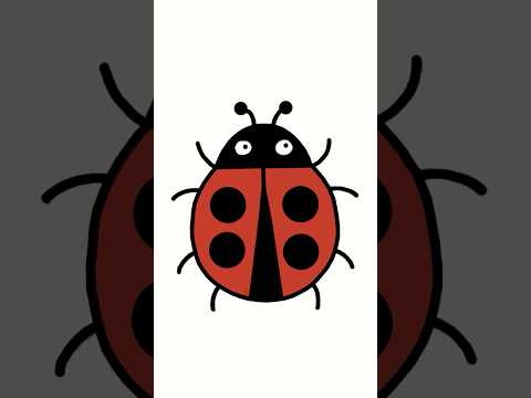 How to Draw a Ladybug 🐞🎨