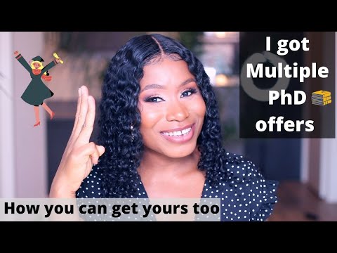 I Got Multiple PhD Offers from Top Universities - Tips on how to get yours too.