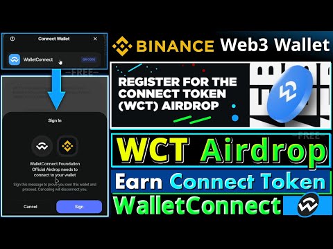 WCT Airdrop || Binance Web3 WalletConnect Airdrop || Connect Token || How to Participate