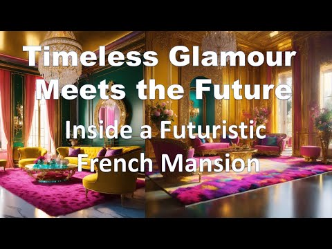 Luxury Redefined: Futuristic and Glamorous French Mansion Interior