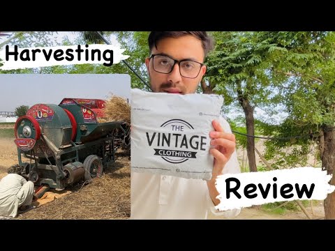 The Vintage Clothing Review || Unboxing Sunday || Harvesting process #unboxing #youtube #dailyvlog