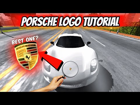 CPM'S BEST PORSCHE BADGE! / HOW TO MAKE PORSHE LOGO (TUTORIAL) - Car Parking Multiplayer | DARK