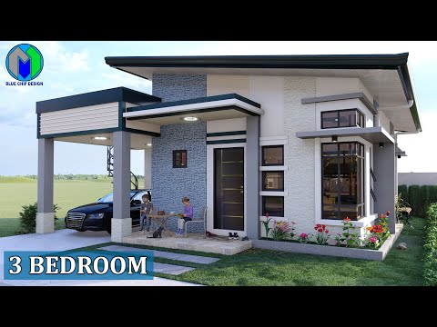 Small House Design | 3 Bedroom | 80sq m