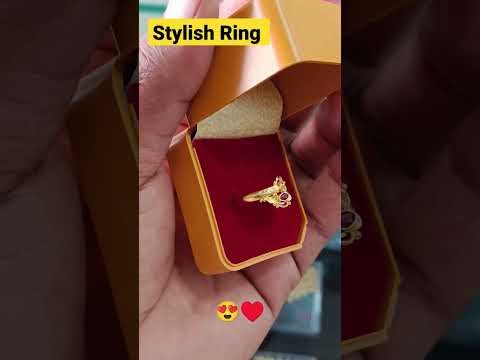 Simple and Stylish Gold Ring | Gold Ring Design For Girls | Gold Ring | Gold Ring Designs #shorts