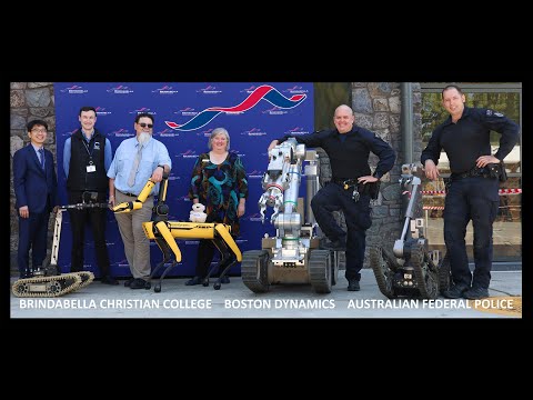 Boston Dynamics, Aust Federal Police & Brindabella Christian College "New Frontier In AI & Robotics"