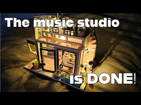 Mayberry Street Music Studio : FINALE!!🎧🎵🎸  #miniature #dollhouse