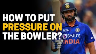 How to put pressure on the bowler? #cricket #cricketmindset #battingtechnique