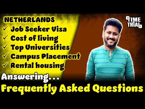 NETHERLANDS WORK VISA, TOP UNIVERSITIES, IMPORTANT UPDATE | Most asked questions from our viewers