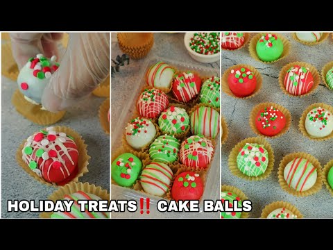 HOLIDAY TREATS CAKE BALLS| PERFECT NEGOSYO & GIFT IDEA FOR THESE UP COMING HOLIDAYS