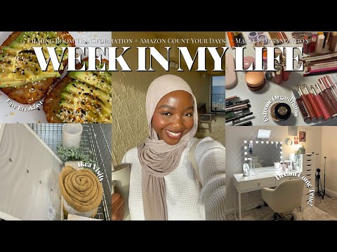 WEEK IN MY LIFE: Filming Room Makeover + Finally Starting Pilates + Makeup Organization + MORE!