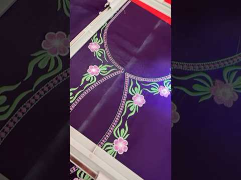 Beautiful neck design embroidery #shorts #design #shortsvideo