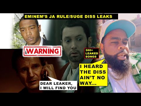 Eminem’s Suge & Ja Rule DISS LEAKS, Eminem’s Team Sends Out WARNING 300+ NEW Songs Set To Leak