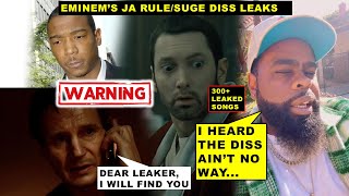 Eminem’s Suge & Ja Rule DISS LEAKS, Eminem’s Team Sends Out WARNING 300+ NEW Songs Set To Leak