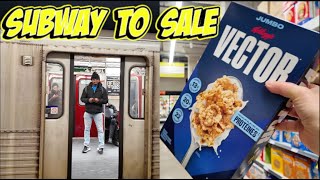 Line 2 Subway Vector Run: A Walk To Dufferin Station & Riding East To A Downtown Toronto Supermarket