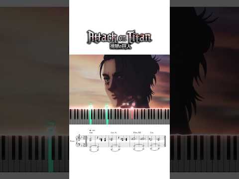 Attack on Titan - Ashes on the Fire (Piano Tutorial + Sheet Music)