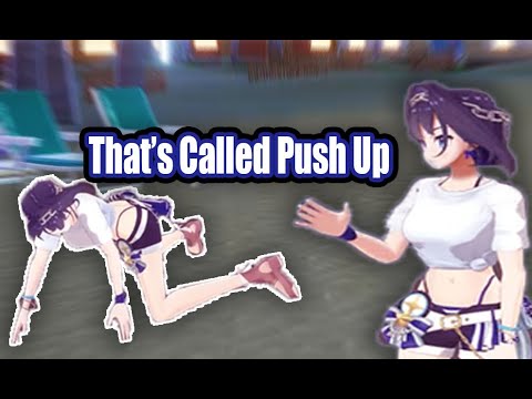 Kronii Shows Propper Ways To Push Up【Hololive EN】