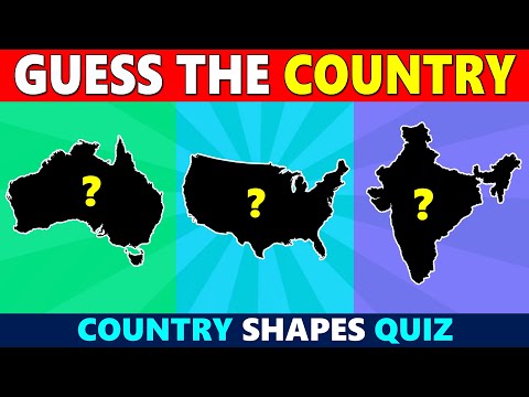 Guess the Country by Its Shape | Country Quiz