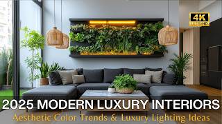 2025 Aesthetic Color Trends and Luxury Lighting Ideas for Modern Luxury Interiors