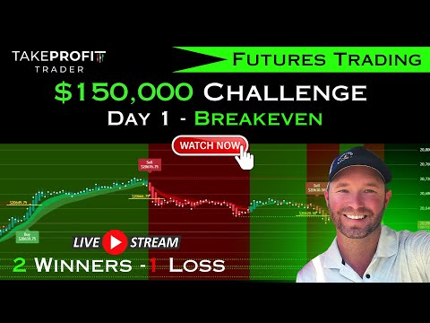 $150k Challenge Day 1 [ Breakeven ] 🔴LIVE RESULTS