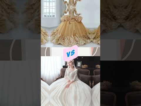 Gaun pengantin atas vs bawah