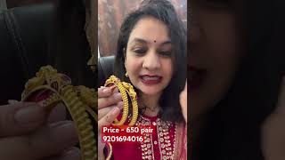 2 gm gold polish elephant face bangle #everyone #viralvideo #goldjewellery #reelsvideo #trending