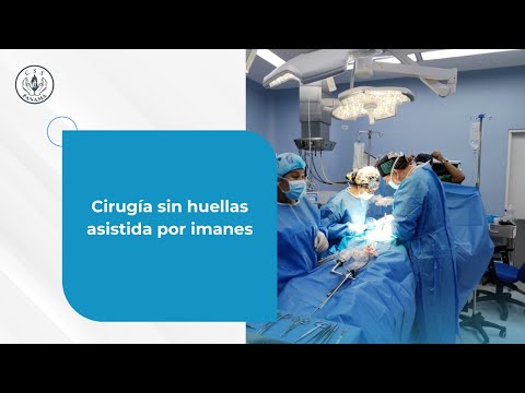 Cirugía sin huellas asistada por imanes