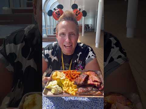 Mickey’s Smokestack BBQ On The Disney Wish #disney #shorts #bbq #foodie #foodies #cruise #vacation