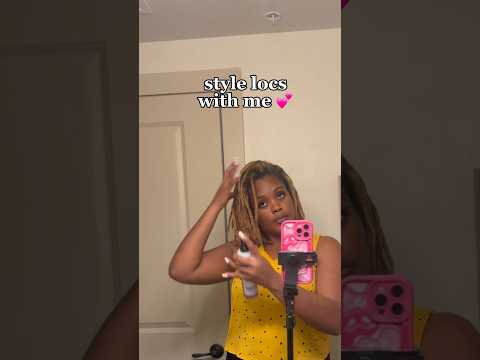 grwm: quick loc slick back| it’s been a min no retwist 🥹💕#locs locs #locstyles #loclifestyle