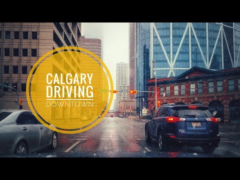 Driving Downtown[03/24/2019]-Calgary,  Alberta, Canada