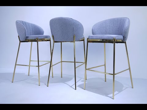 Gold Luxury Bar Chair