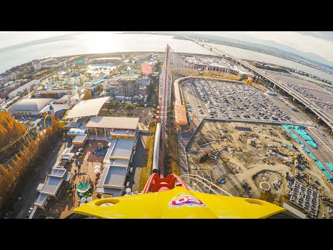 LONGEST Coaster In The World!  Steel Dragon 2000 (スチールドラゴン2000) POV - Nagashima Spa Land