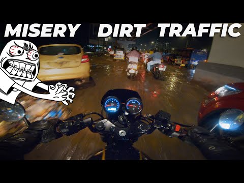 The Story of an Indian Biker in Mumbai Rains